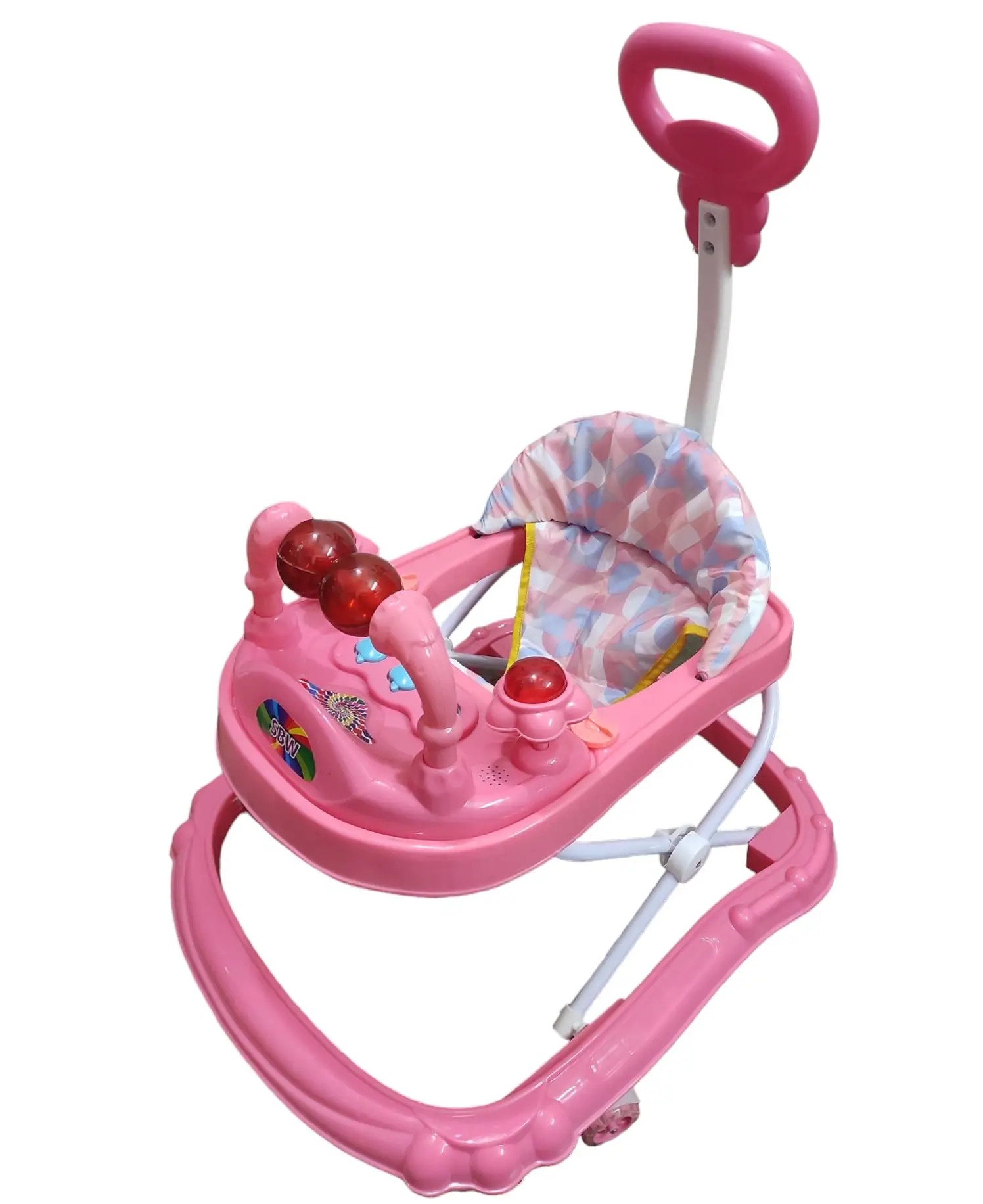 Adjustable Height Infant Baby Walker with Wheels