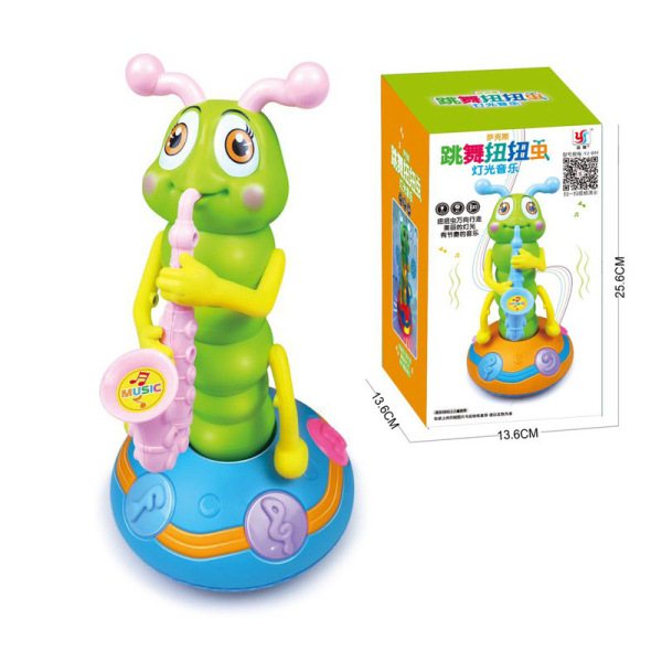 Twisted worm 3D Lighting and Music Toy