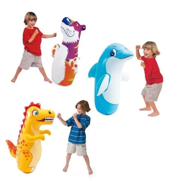 INTEX 3D Inflatable Blow Up Punching Bag