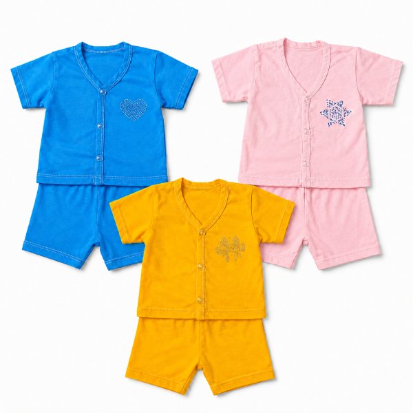 Baby Cotton Dress (12PCS) Set